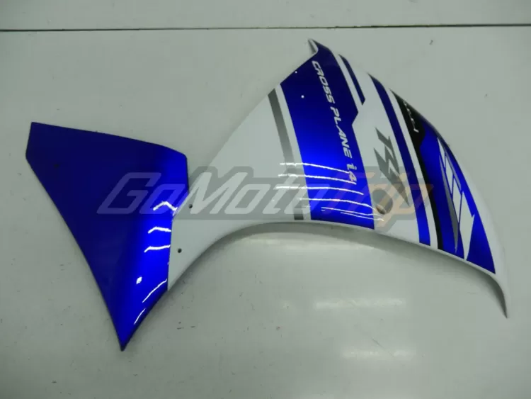 2012 2014 Yamaha Yzf R1 Blue White Fairing 9