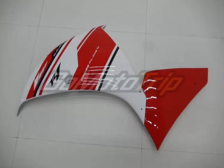 2012 2014 Yamaha Yzf R1 Red White Fairing 10