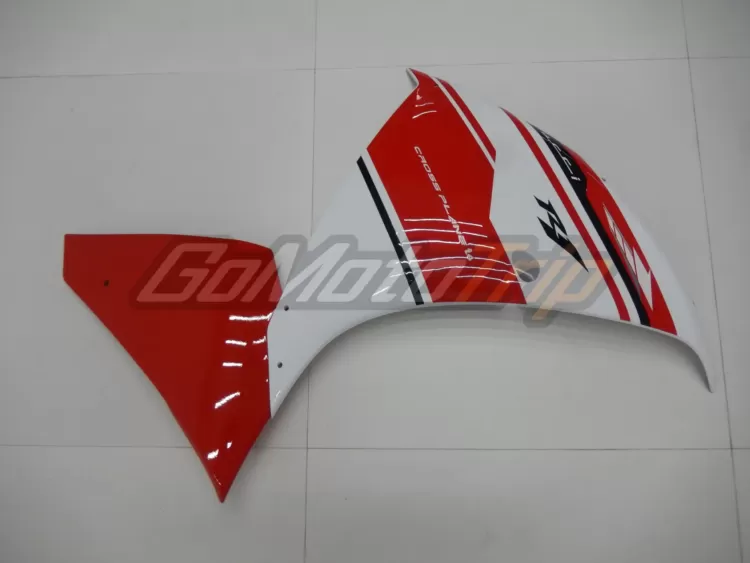 2012 2014 Yamaha Yzf R1 Red White Fairing 11