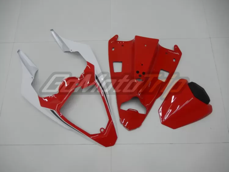 2012 2014 Yamaha Yzf R1 Red White Fairing 16