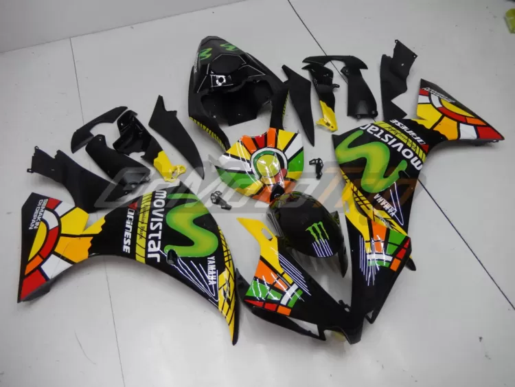 2012 2014 Yamaha Yzf R1 Rossi 300th Gp Anniversary Fairing 3