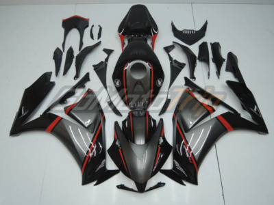 2012 2016 Honda Cbr1000rr Black Gray Fairing 1