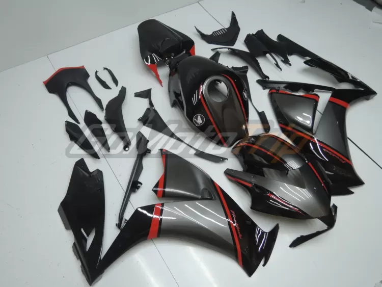 2012 2016 Honda Cbr1000rr Black Gray Fairing 3