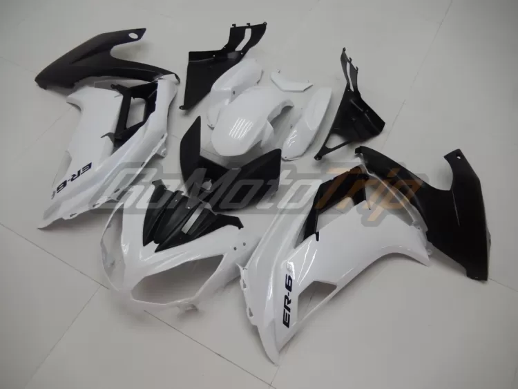 2012 2016 Kawasaki Ninja 650 Pearl White Fairing 2