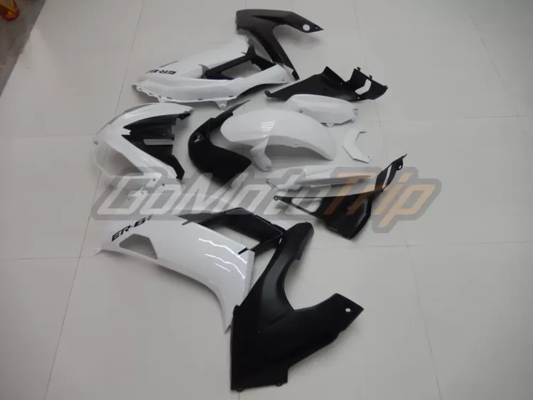 2012 2016 Kawasaki Ninja 650 Pearl White Fairing 4