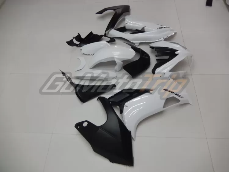 2012 2016 Kawasaki Ninja 650 Pearl White Fairing 5