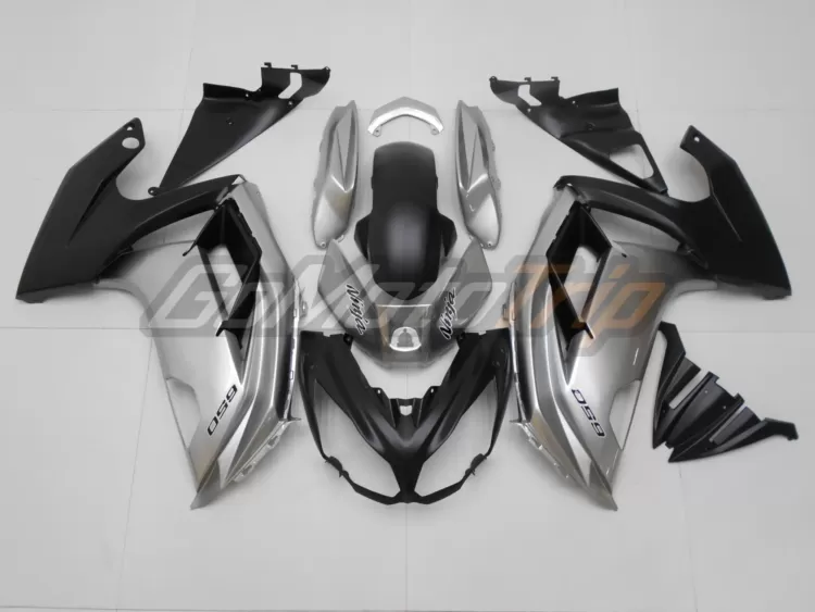 2012 2016 Kawasaki Ninja 650 Silver Fairing 1