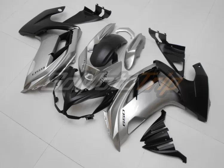 2012 2016 Kawasaki Ninja 650 Silver Fairing 2