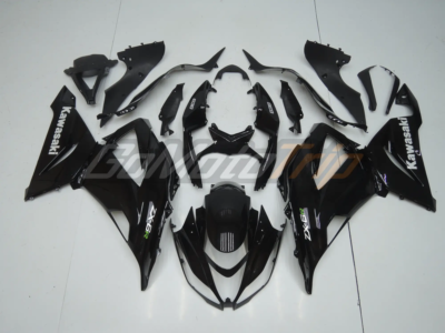 2013 2018 Kawasaki Ninja Zx 6r Black Fairing2 1