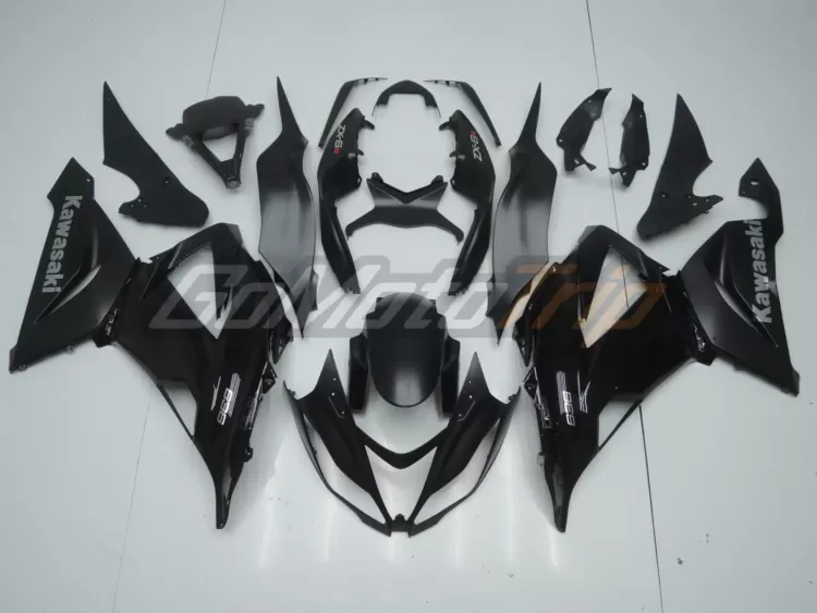 2013 2018 Kawasaki Ninja Zx 6r Black Fairing3 1