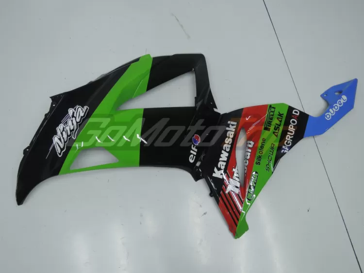 2013 2018 Kawasaki Ninja Zx 6r Black Green Fairing2 7