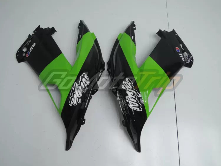 2013 2018 Kawasaki Ninja Zx 6r Black Green Fairing2 9