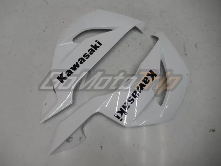 2013 2018 Kawasaki Ninja Zx 6r Black White Fairing 11