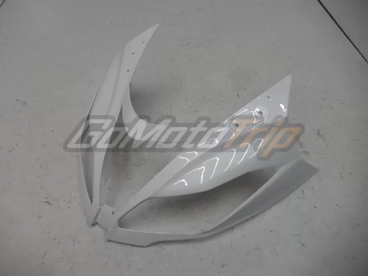 2013 2018 Kawasaki Ninja Zx 6r Black White Fairing 5