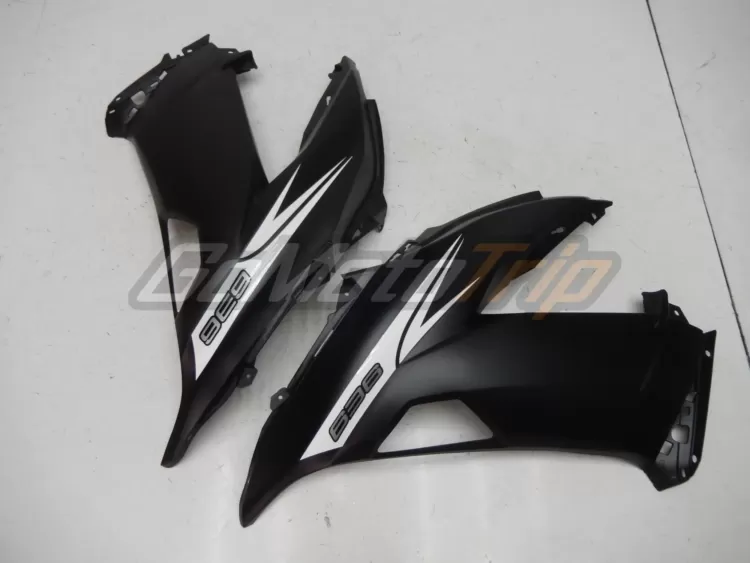 2013 2018 Kawasaki Ninja Zx 6r Black White Fairing 9