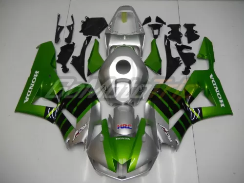 2013 2023 Honda Cbr600rr Green Silver Fairing 1