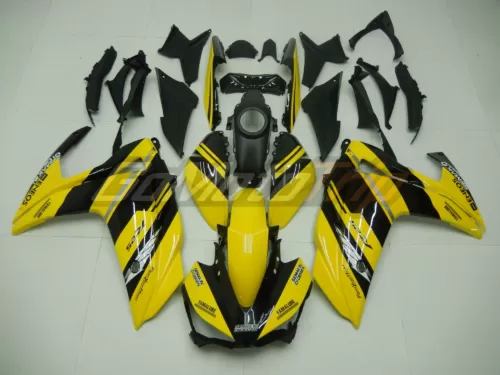 2014 2018 Yamaha Yzf R25 Black Yellow Fairing 1