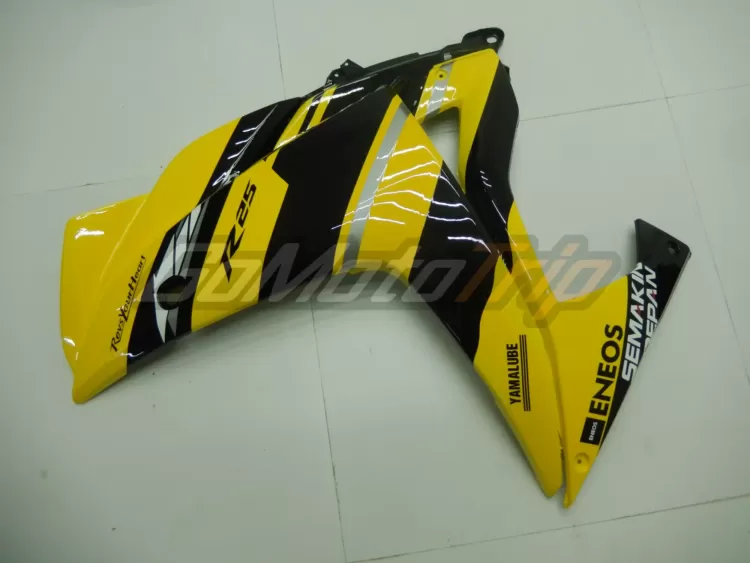 2014 2018 Yamaha Yzf R25 Black Yellow Fairing 11