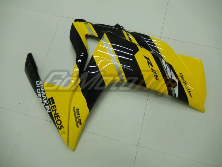 2014 2018 Yamaha Yzf R25 Black Yellow Fairing 12