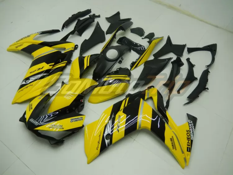 2014 2018 Yamaha Yzf R25 Black Yellow Fairing 2