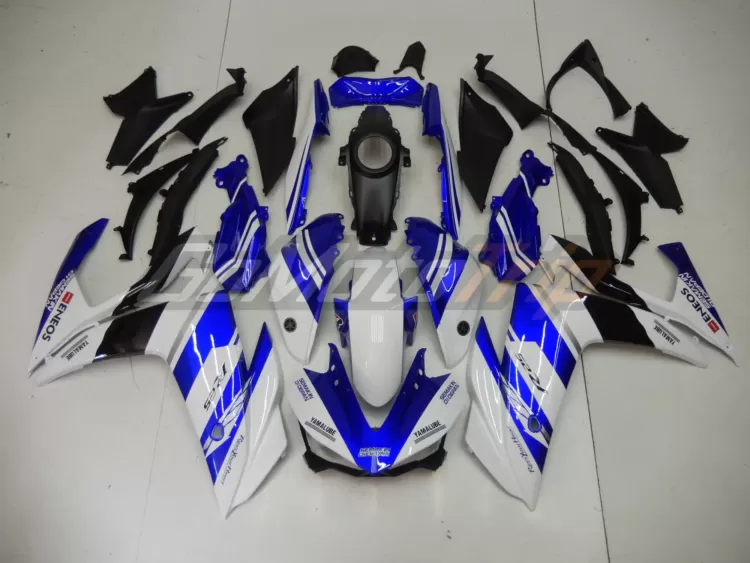 2014 2018 Yamaha Yzf R25 Blue White Fairing 1