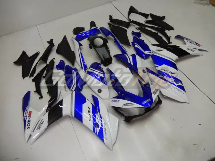 2014 2018 Yamaha Yzf R25 Blue White Fairing 3