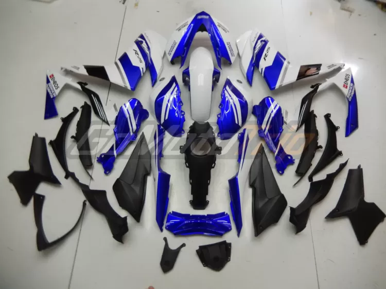 2014 2018 Yamaha Yzf R25 Blue White Fairing 6