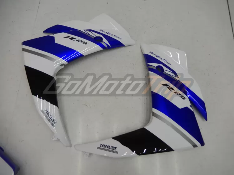 2014 2018 Yamaha Yzf R25 Blue White Fairing 9