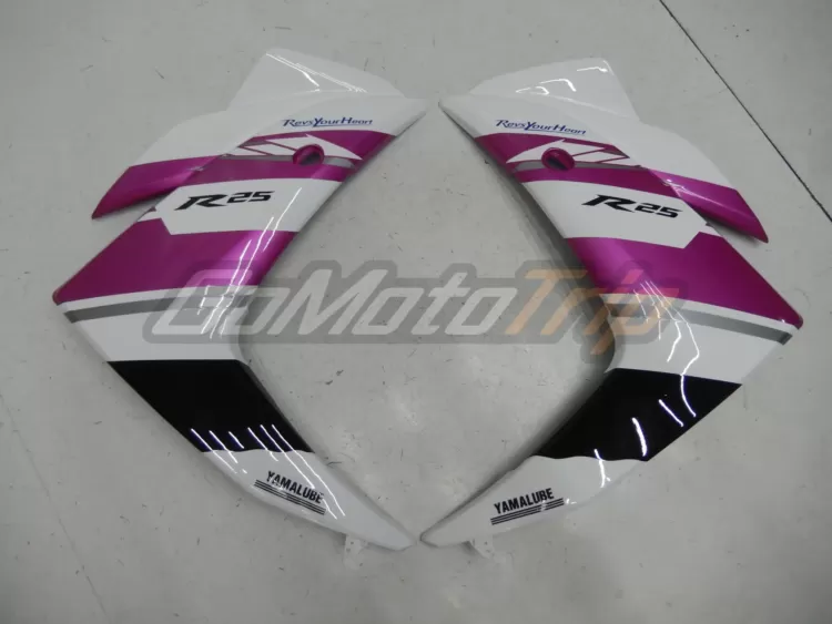 2014 2018 Yamaha Yzf R25 Pink White Fairing 16