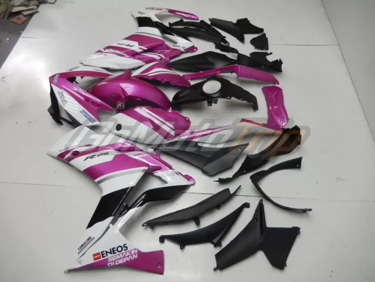 2014 2018 Yamaha Yzf R25 Pink White Fairing 4