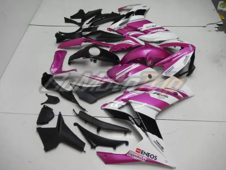 2014 2018 Yamaha Yzf R25 Pink White Fairing 5