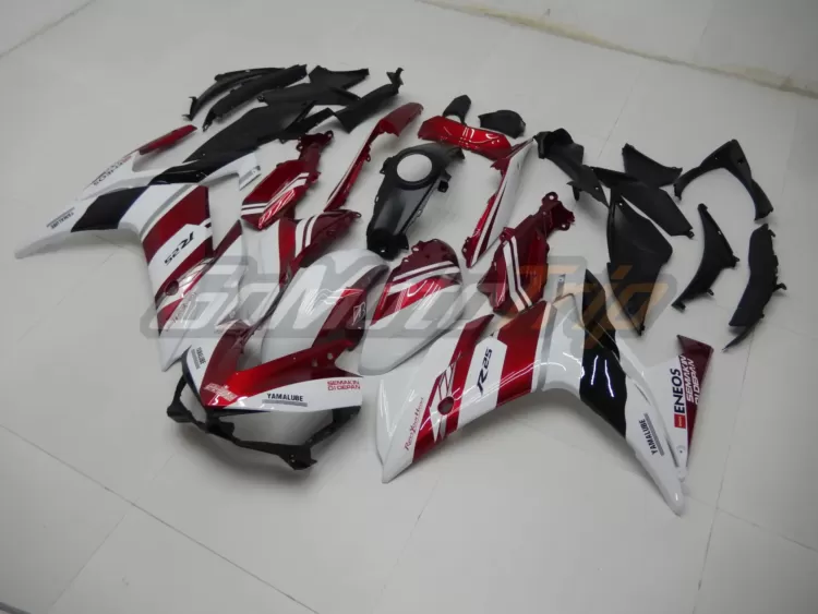 2014 2018 Yamaha Yzf R25 Red White Fairing 2