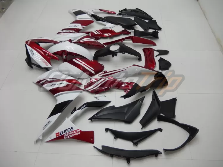 2014 2018 Yamaha Yzf R25 Red White Fairing 4