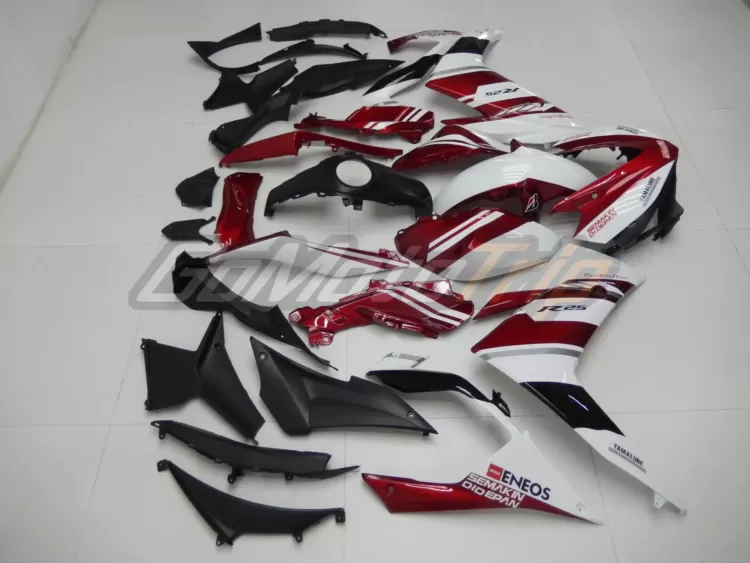 2014 2018 Yamaha Yzf R25 Red White Fairing 5