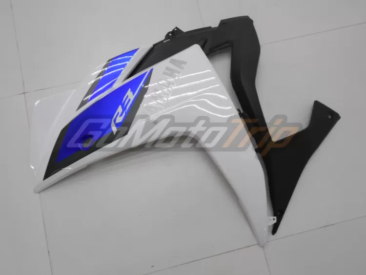 2014 2018 Yamaha Yzf R3 Blue White Fairing 13