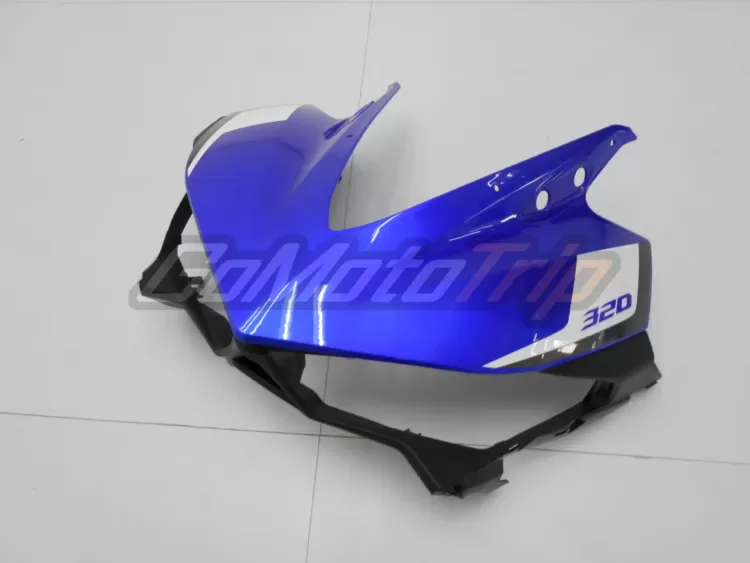 2014 2018 Yamaha Yzf R3 Blue White Fairing 7