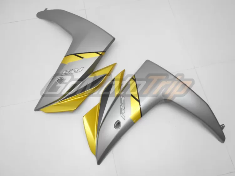 2014 2018 Yamaha Yzf R3 Gold Silver Fairing 14