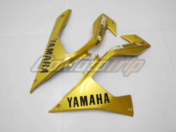 2014 2018 Yamaha Yzf R3 Gold Silver Fairing 15