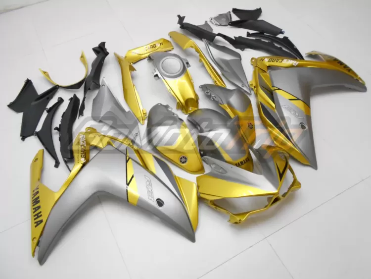 2014 2018 Yamaha Yzf R3 Gold Silver Fairing 3