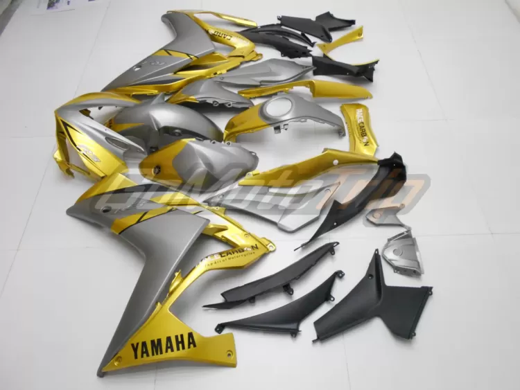 2014 2018 Yamaha Yzf R3 Gold Silver Fairing 4