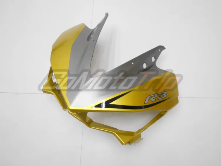 2014 2018 Yamaha Yzf R3 Gold Silver Fairing 7