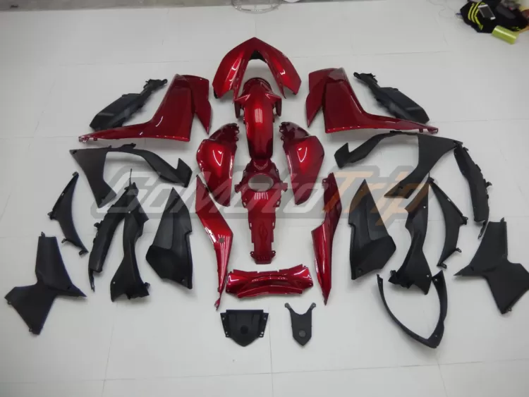 2014 2018 Yamaha Yzf R3 R25 Red Fairing 6