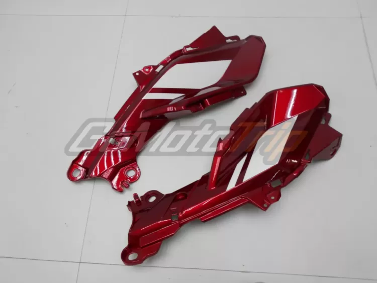 2014 2018 Yamaha Yzf R3 Red White Fairing 17