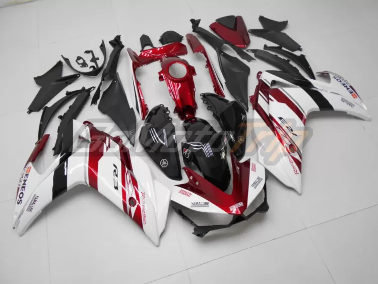 2014 2018 Yamaha Yzf R3 Red White Fairing 3