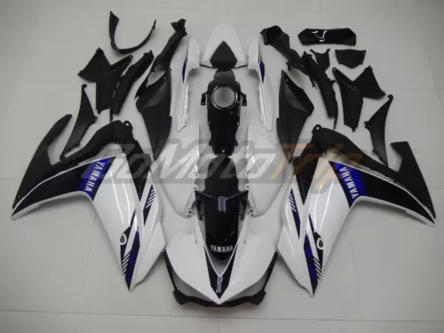 2014 2018 Yamaha Yzf R3 White Fairing 1