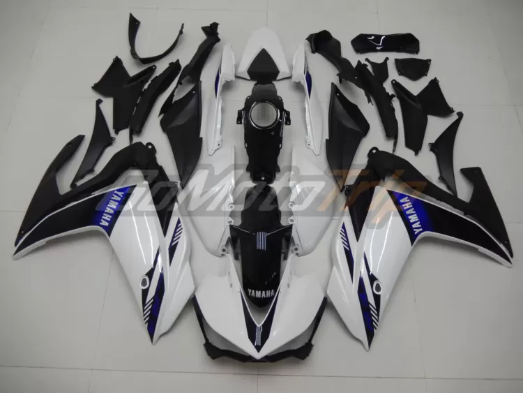 2014 2018 Yamaha Yzf R3 White Fairing 1