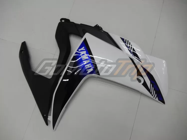 2014 2018 Yamaha Yzf R3 White Fairing 12