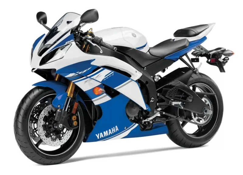 2014 Yamaha Yzf R6 Blue White Fairing Edition 15