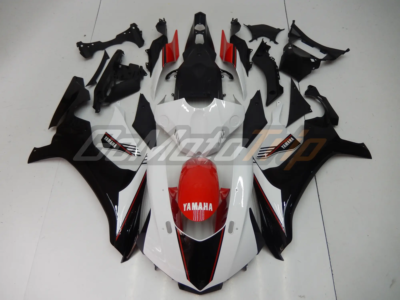 2015 2019 Yamaha Yzf R1 Black White Fairing 1