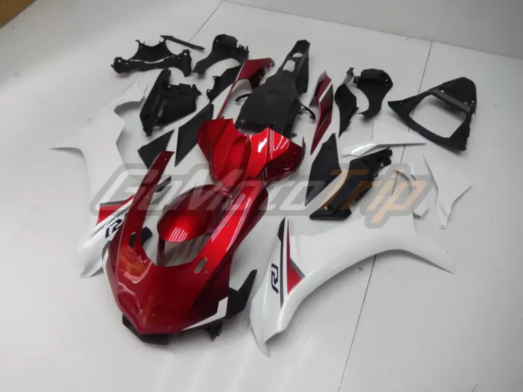 2015 2019 Yamaha Yzf R1 Red White Fairing 2